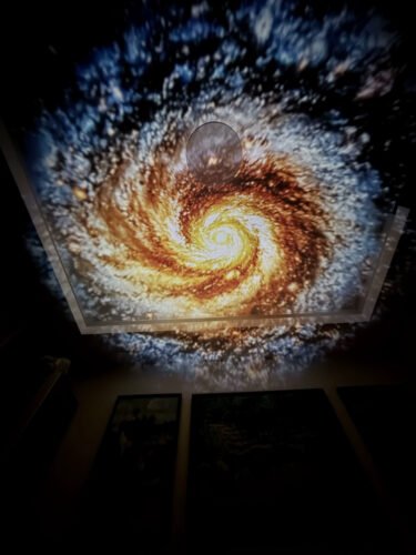 2-in-1 Galaxy Projector Night Light, Multifunctional Portable Starry Sky Night Light Projector with HD Films, USB Powered, Adjustable Brightness for Car and Bedroom Decoration (12PCS) photo review