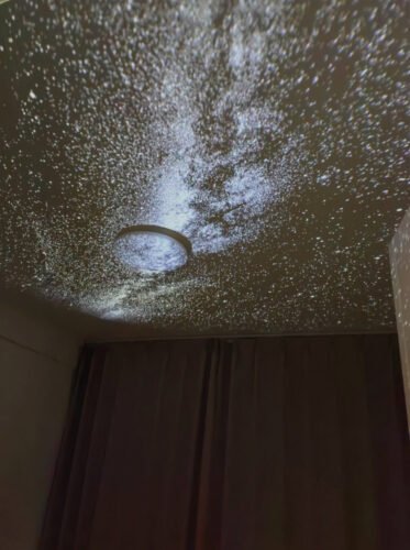 2-in-1 Galaxy Projector Night Light, Multifunctional Portable Starry Sky Night Light Projector with HD Films, USB Powered, Adjustable Brightness for Car and Bedroom Decoration (12PCS) photo review