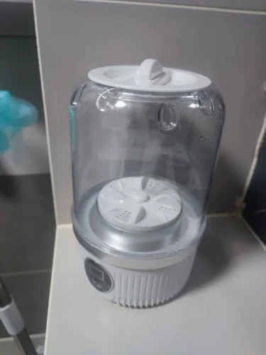 Underwear Washing Machine, Upgrade Mini Portable Washing Machine Rechargeable Underwear Washer Deep Cleans Small Clothes for Apartment, Dorm, RV, Travel & Hotel Use photo review