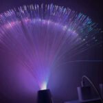 LED starry sky fiber optic light, colorful automatic color-changing starry night light, ambient flower lamp, bedside bedroom table lamp photo review