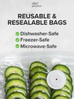 Chef Preserve Vacuum Sealer (Vacuum Sealer + 30 Bags)