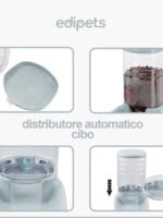 Edipets, Cat Food Dispenser Automatic Dog Food Dispenser 2 Units 3.8L Food Dispenser for Pets