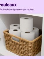 by Amazon Toilet Paper, 3 Ply Quilted, Soft and Silky, 9 Rolls (1 Packs of 9), 200 Sheets per Roll, FSC Certified