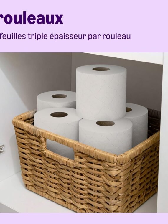by Amazon Toilet Paper, 3 Ply Quilted, Soft and Silky, 9 Rolls (1 Packs of 9), 200 Sheets per Roll, FSC Certified