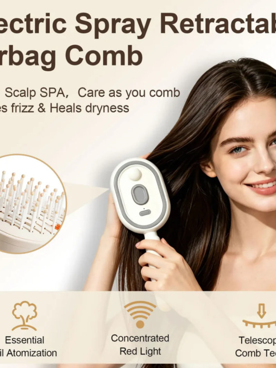 Electric Spray Air Cushion Massage Comb