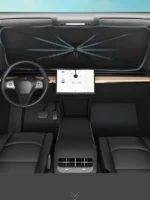 Bendable Car Windshield Sunshade Umbrella