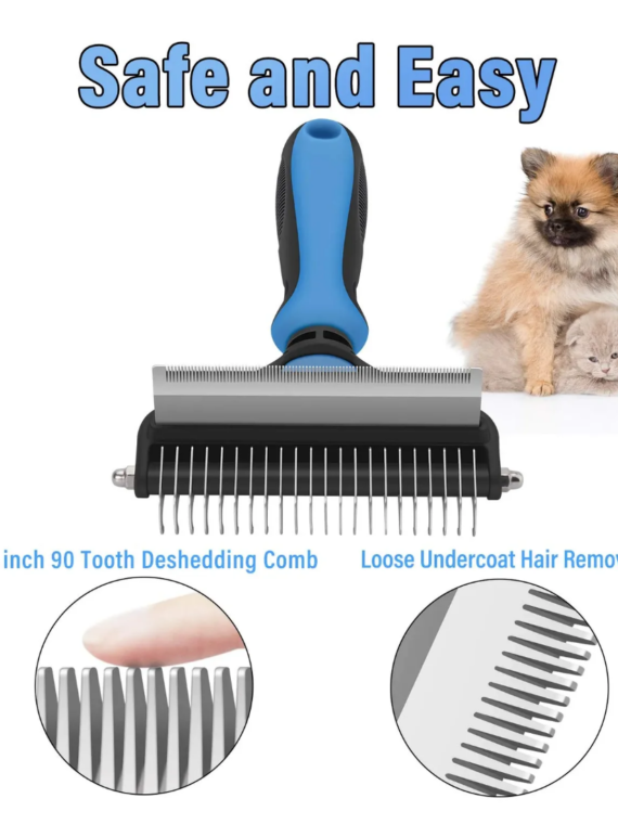 Professional Deshedding Tool For Dogs And Cats