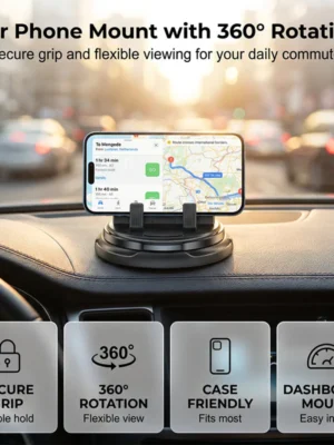 🔥Limited Time Promotion 50% OFF🔥360° Rotation Dashboard Phone Holder for Car