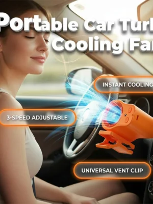 Hands-Free Personal Cooling Fan with LED Display