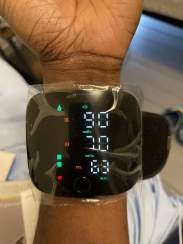 USB-C Rechargeable Wrist Blood Pressure Monitor photo review