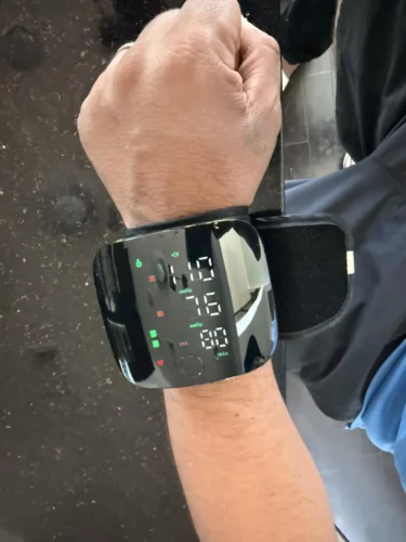 USB-C Rechargeable Wrist Blood Pressure Monitor photo review