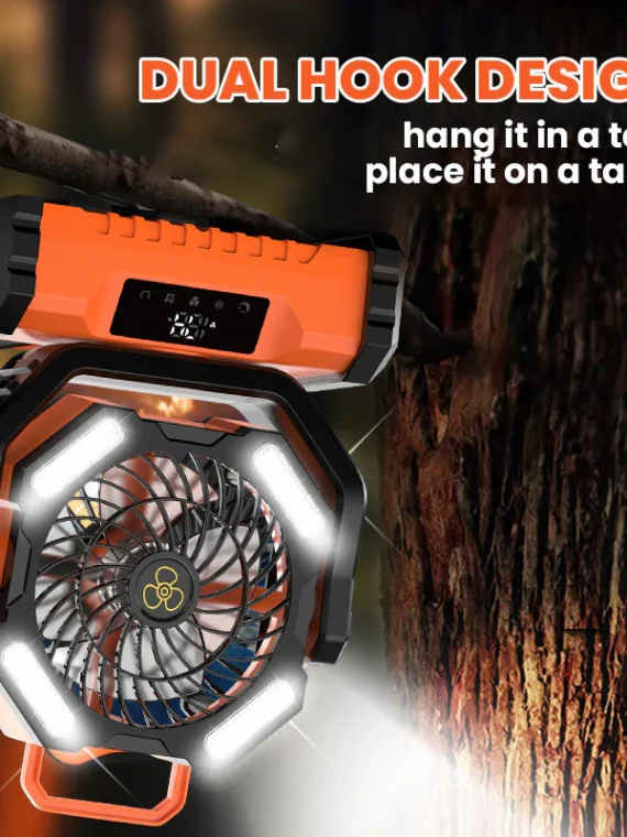 🏆HOT SALE 50%OFF🍃Portable Oscillating Fan with Remote Control