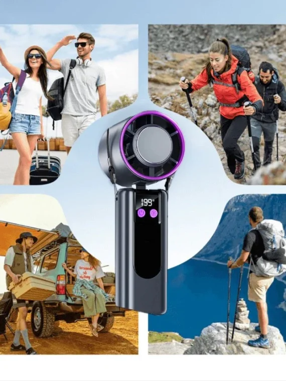 🌞Summer Hot Price Only Today🔥Portable Handheld & Foldable Silent Cooling Fan