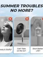 🌞Summer Hot Price Only Today🔥Portable Handheld & Foldable Silent Cooling Fan