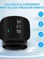 USB-C Rechargeable Wrist Blood Pressure Monitor