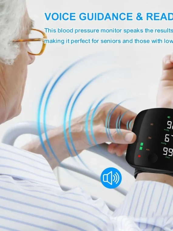 USB-C Rechargeable Wrist Blood Pressure Monitor