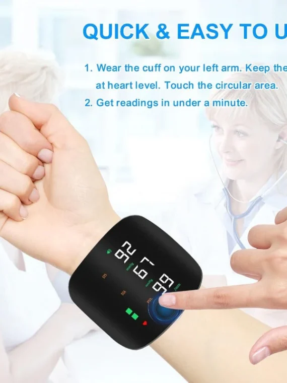USB-C Rechargeable Wrist Blood Pressure Monitor