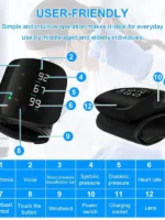 USB-C Rechargeable Wrist Blood Pressure Monitor