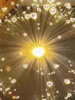 LED starry sky fiber optic light, colorful automatic color-changing starry night light, ambient flower lamp, bedside bedroom table lamp