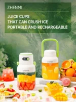Portable USB-C Blender for Smoothies & Shakes, 18K RPM Motor, BPA-Free, Leak-proof Travel Lid, Easy Clean (Green)
