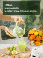Portable USB-C Blender for Smoothies & Shakes, 18K RPM Motor, BPA-Free, Leak-proof Travel Lid, Easy Clean (Green)