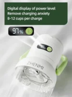 Portable USB-C Blender for Smoothies & Shakes, 18K RPM Motor, BPA-Free, Leak-proof Travel Lid, Easy Clean (Green)