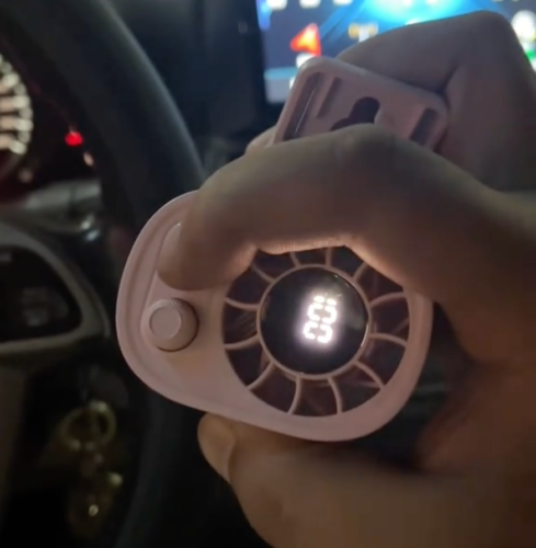 Hands-Free Personal Cooling Fan with LED Display photo review