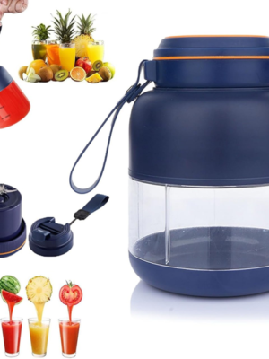 Portable Wireless Juicer Cup, Cordless Juice Mug Portable Personal Blender, 38 Blade 180w Wireless Electric Travel Mixing Bottle for Shakes and Smoothies