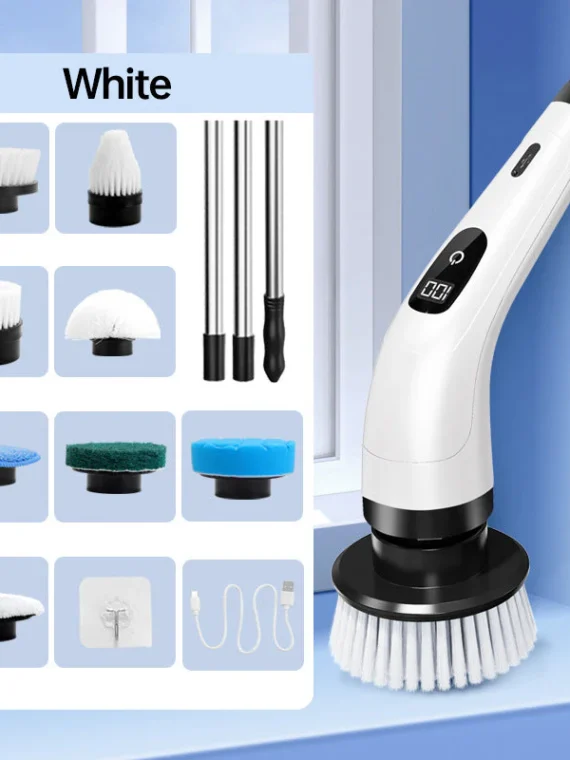 9-in-1 Electric Cleaning Brush for Powerful & Versatile Cleaning Everyday Performance [50% Off]