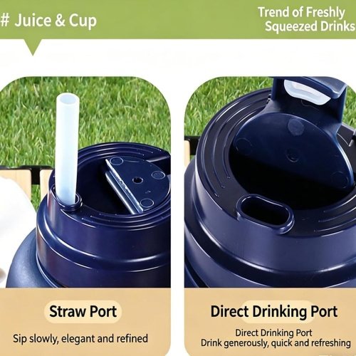 Portable Wireless Juicer Cup, Cordless Juice Mug Portable Personal Blender, 38 Blade 180w Wireless Electric Travel Mixing Bottle for Shakes and Smoothies
