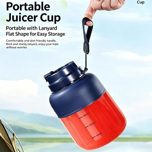 Portable Wireless Juicer Cup, Cordless Juice Mug Portable Personal Blender, 38 Blade 180w Wireless Electric Travel Mixing Bottle for Shakes and Smoothies