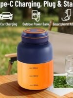 Portable Wireless Juicer Cup, Cordless Juice Mug Portable Personal Blender, 38 Blade 180w Wireless Electric Travel Mixing Bottle for Shakes and Smoothies