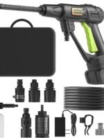 MIMYTH Cordless Power Washer; 990 PSI Cordless Pressure Washer with Battery&Charger & 6-in-1 Nozzle; powerwashers for Home; Portable Power Washer for car wash, Yard (990PSI)