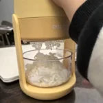 Hand-crank Portable Shaved Ice Maker with Divided Silicone Ice Mold, Makes Two-Color Slush, Manual Non-Electric Ice Crusher for Homemade Shaved Ice, Snow Ice & Cold Desserts photo review