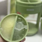 Hand-crank Portable Shaved Ice Maker with Divided Silicone Ice Mold, Makes Two-Color Slush, Manual Non-Electric Ice Crusher for Homemade Shaved Ice, Snow Ice & Cold Desserts photo review